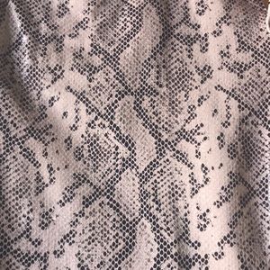 Snake skin style pants